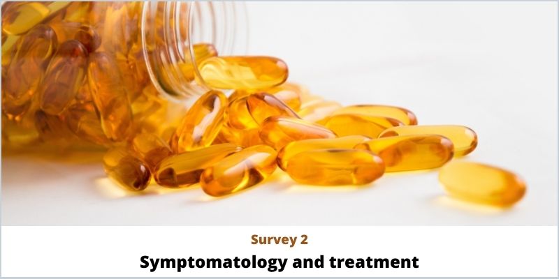 SURVEY 2 - SYMPTOMATOLOGY AND TREATMENT